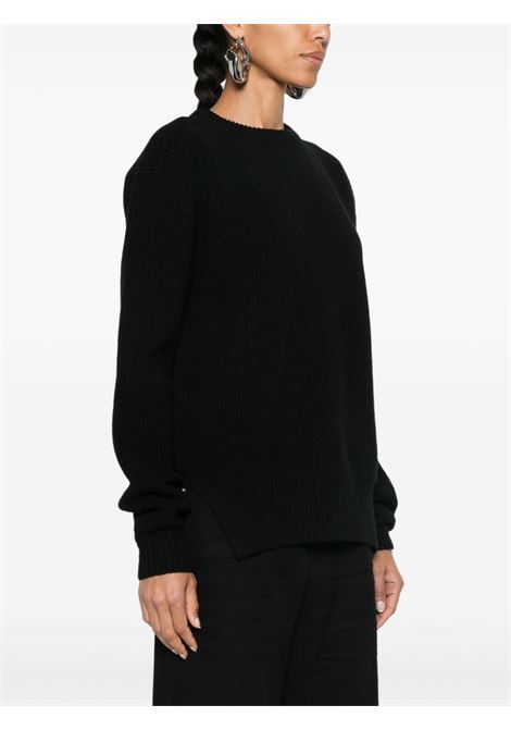 Black long-sleeved jumper Rick Owens - women RICK OWENS | RP02D3647KWV09